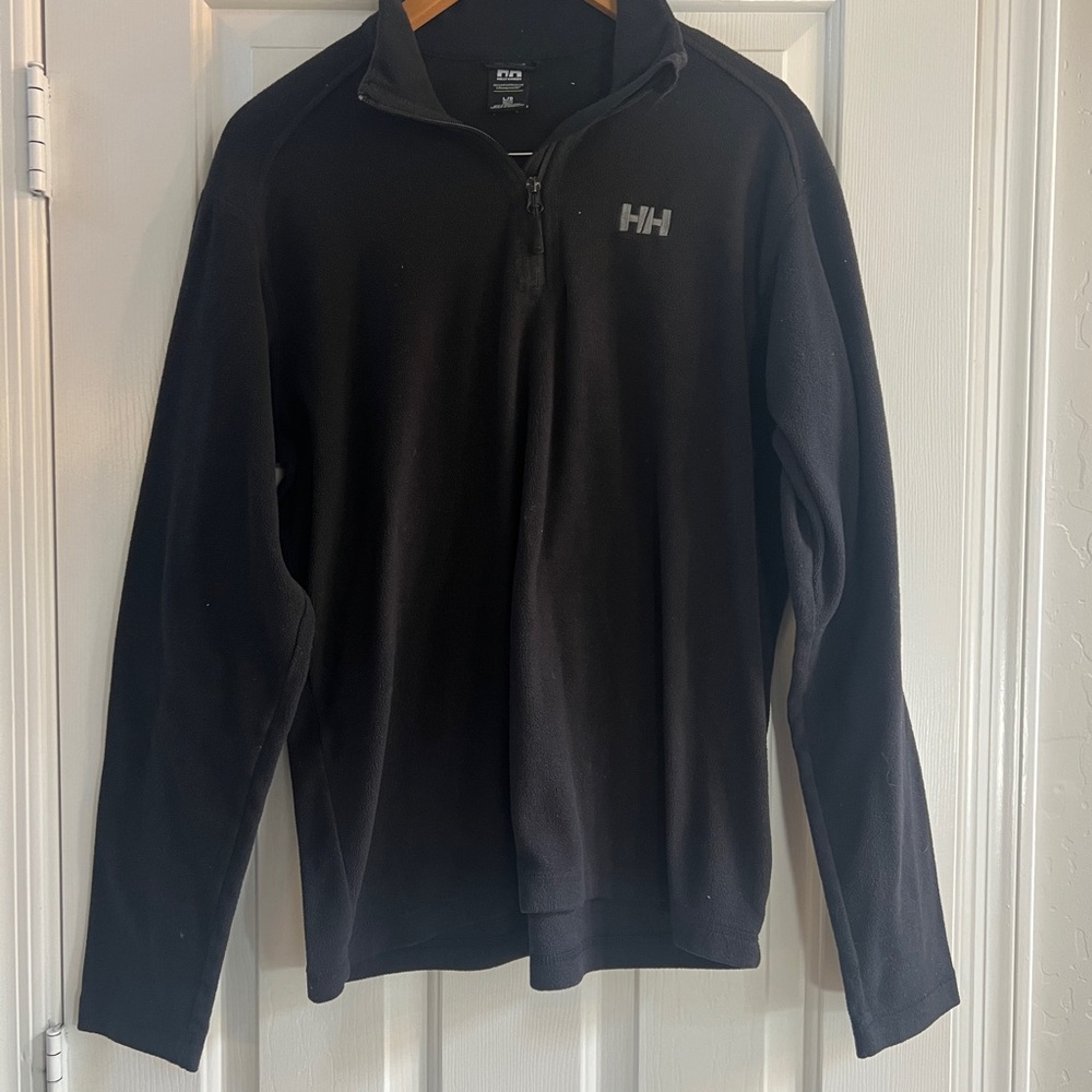 Helly Hansen black fleece pullover size large